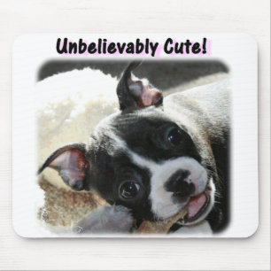 Boston Terrier:  Unbelievably Cute! Mouse Pad