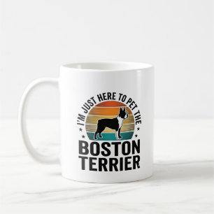 Boston Terrier Vintage Pet Lover Shirt Design_1 Coffee Mug