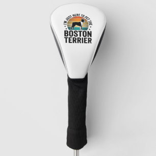 Boston Terrier Vintage Pet Lover Shirt Design_1 Golf Head Cover