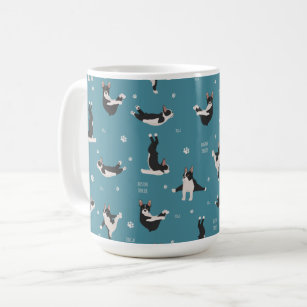 Boston Terrier Yoga Coffee Mug