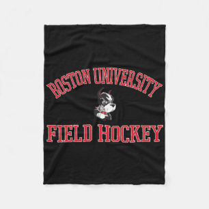 Boston Terriers Arch Over Field Hockey - Neutral B Fleece Blanket