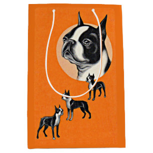 Boston terriers medium gift bag