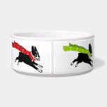 Boston Terriers Wearing Coloured Scarves Dog Bowl<br><div class="desc">Cute Boston Terriers wearing coloured scarves. This original doggie dish makes a great gift for your BFF! A perfect pet bowl for anyone who loves a Boston.</div>