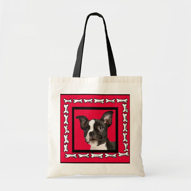 BOSTON TERRIOR TOTE BQAG BAG (Front)