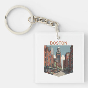 Boston Traveller A Delightful Gift Idea Key Ring