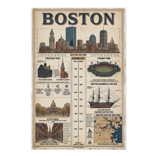 Boston, USA Poster (Front)