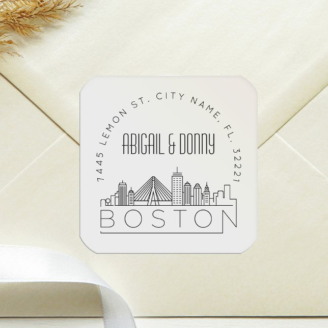 Boston Wedding | Pre-Addressed Envelope Seal (Creator Uploaded)