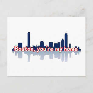 Boston You're My Home Postcard