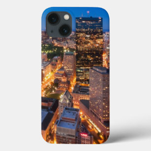 Boston's skyline at dusk iPhone 13 case
