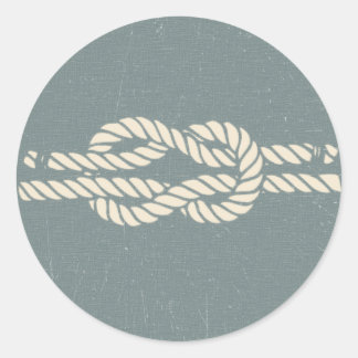 Bosun Jones' Knot Guide - The Witches Snatch Classic Round Sticker