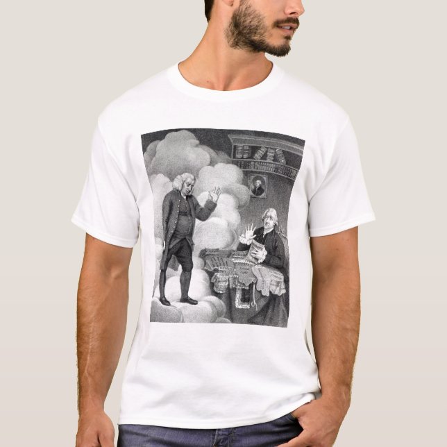 Boswell and the Ghost of Samuel Johnson T-Shirt (Front)