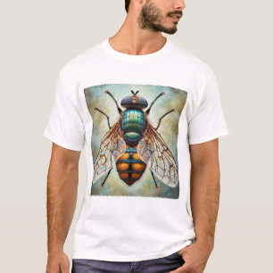 Bot fly dorsal view 251024IREF249 - Watercolor T-Shirt