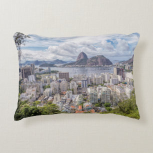 Botafogo With Sugar Loaf Decorative Cushion
