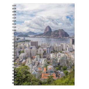 Botafogo With Sugar Loaf Spiral Notebook