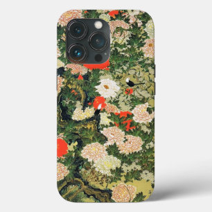 Botan Shoukinzu Colourful Floral Flowers Pattern iPhone 13 Pro Case