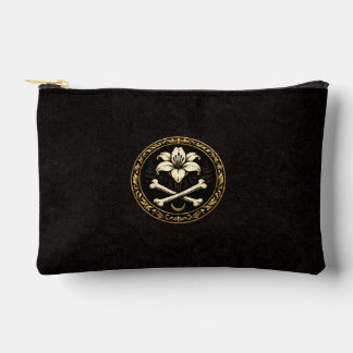 Botanic & Bones Crest | Dark Academia Lily & Bones Accessory Pouch