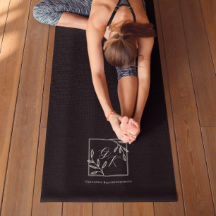 Botanic Crest   Timeless Monogram Yoga Mat