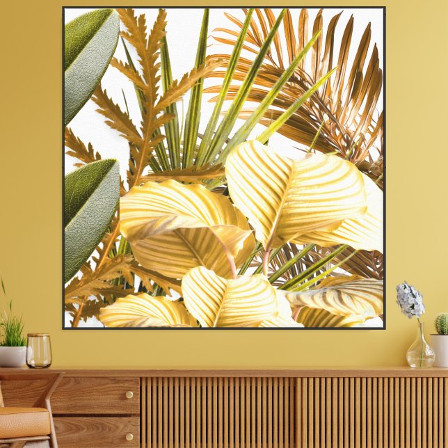 Botanic Fusion Canvas Print (Insitu(LivingRoom))