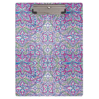 Botanic Kaleido Bloom Clipboard