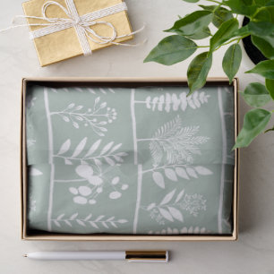 Botanic Rhythm Botanical Silhouettes Soft Sage Tissue Paper