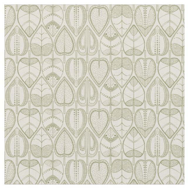 Botanica Leaf print Fabric (Close Up)