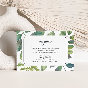 Botanica Reception Enclosure Card