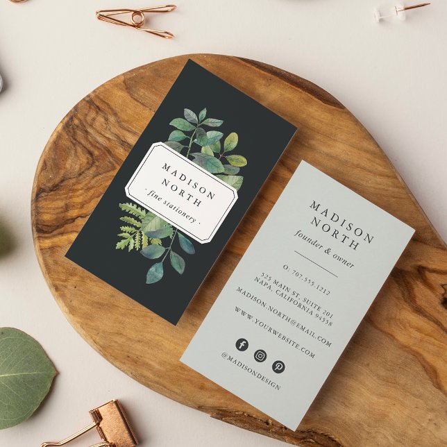 Botanica | Vertical Social Media Business Card (Creator Uploaded)