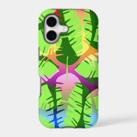 BOTANICAL ABSTRACT BANANA LEAVES