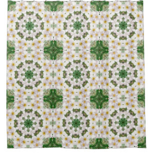Botanical Abstract Shower Curtain