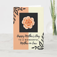 Botanical Accent Mothers Card