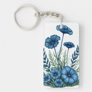 Botanical Acrylic Keychain Boho Nature Lover Gif