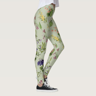 Botanical Alpine Floral All Over Print Legging