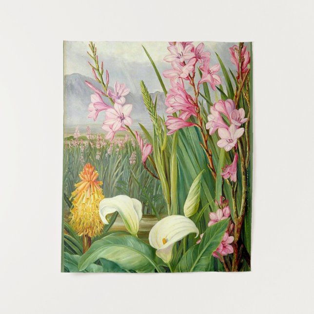 Botanical art: Beauties of the Swamp  Tapestry (Front)