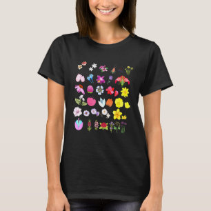 Botanical Art Flower Garden plant growers T-Shirt