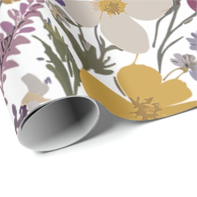 Botanical Art  Wrapping Paper (Roll Corner)