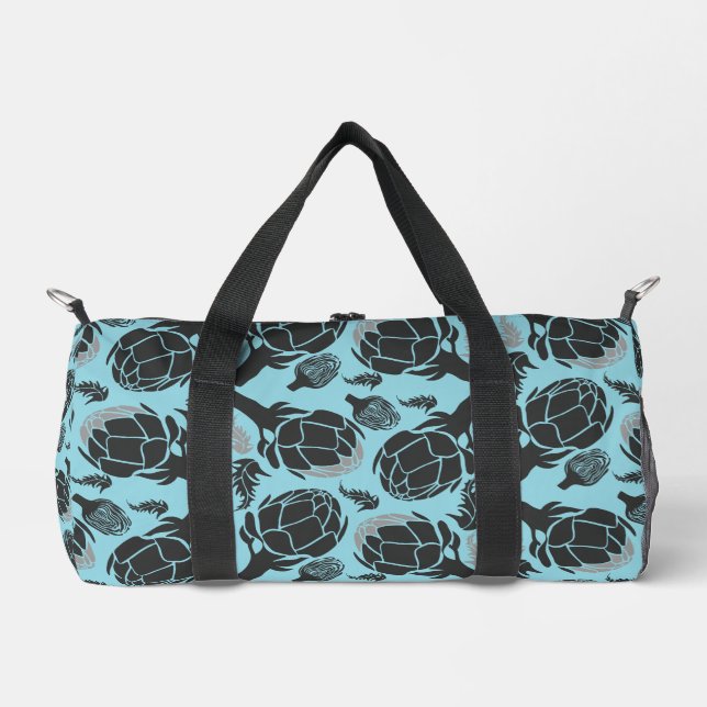 Botanical Artichoke Art Home Decor Duffle Bag (Front)