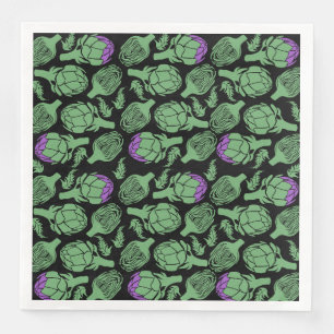 Botanical Artichoke Art Home Decor Napkin