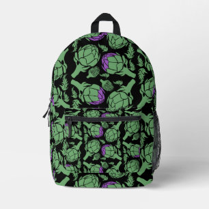 Botanical Artichoke Art Home Decor Printed Backpack