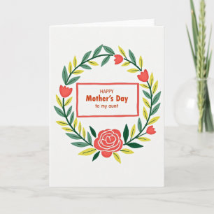 Botanical Aunts Day Card