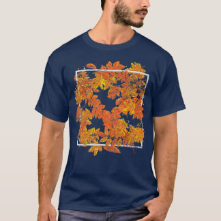 Botanical Autumn Leaves Nature Forest Thanksgiving T-Shirt