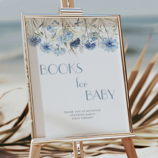 Botanical Baby Library Shower Book Display Poster (Creator Uploaded)