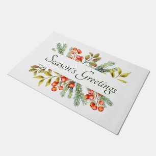 Botanical banner custom  doormat