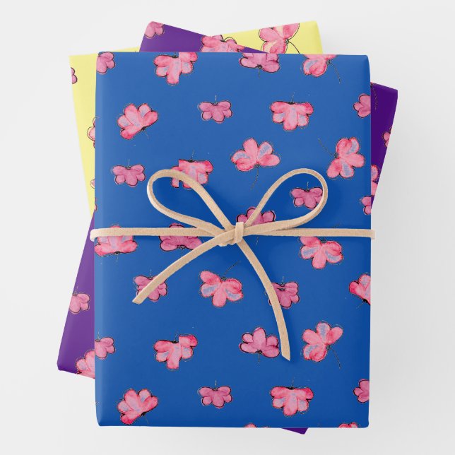 Botanical Beauty Gift Wrap Pack in Flowers (In situ)