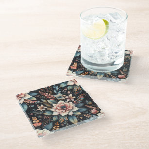 Botanical Beauty Glass Coaster