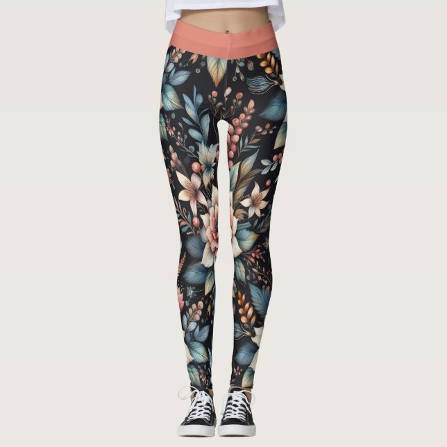 Botanical Beauty  Leggings (Front)