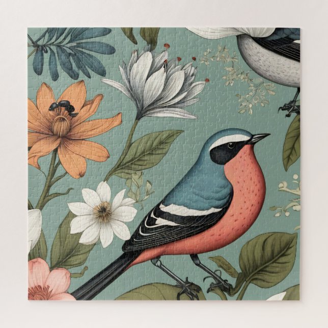 Botanical Birdsong Jigsaw Puzzle (Vertical)