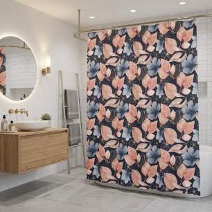 Botanical Bliss Floral Shower Curtain