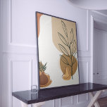 Botanical Bliss: Hand-Drawn Floral Art Faux Canvas Print<br><div class="desc">Immerse yourself in the serenity of nature with our collection of Space Canvases</div>