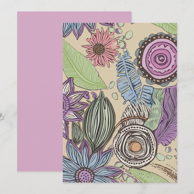 Botanical Bliss Invitation (Front/Back)
