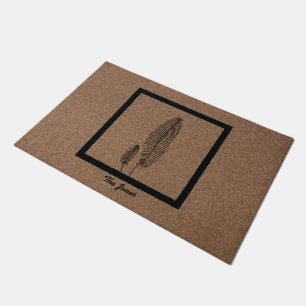 Botanical Bliss: Personalised Plant Design Doormat